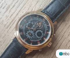 Mechaniczny luksusowy zegarek patek philippe męski .